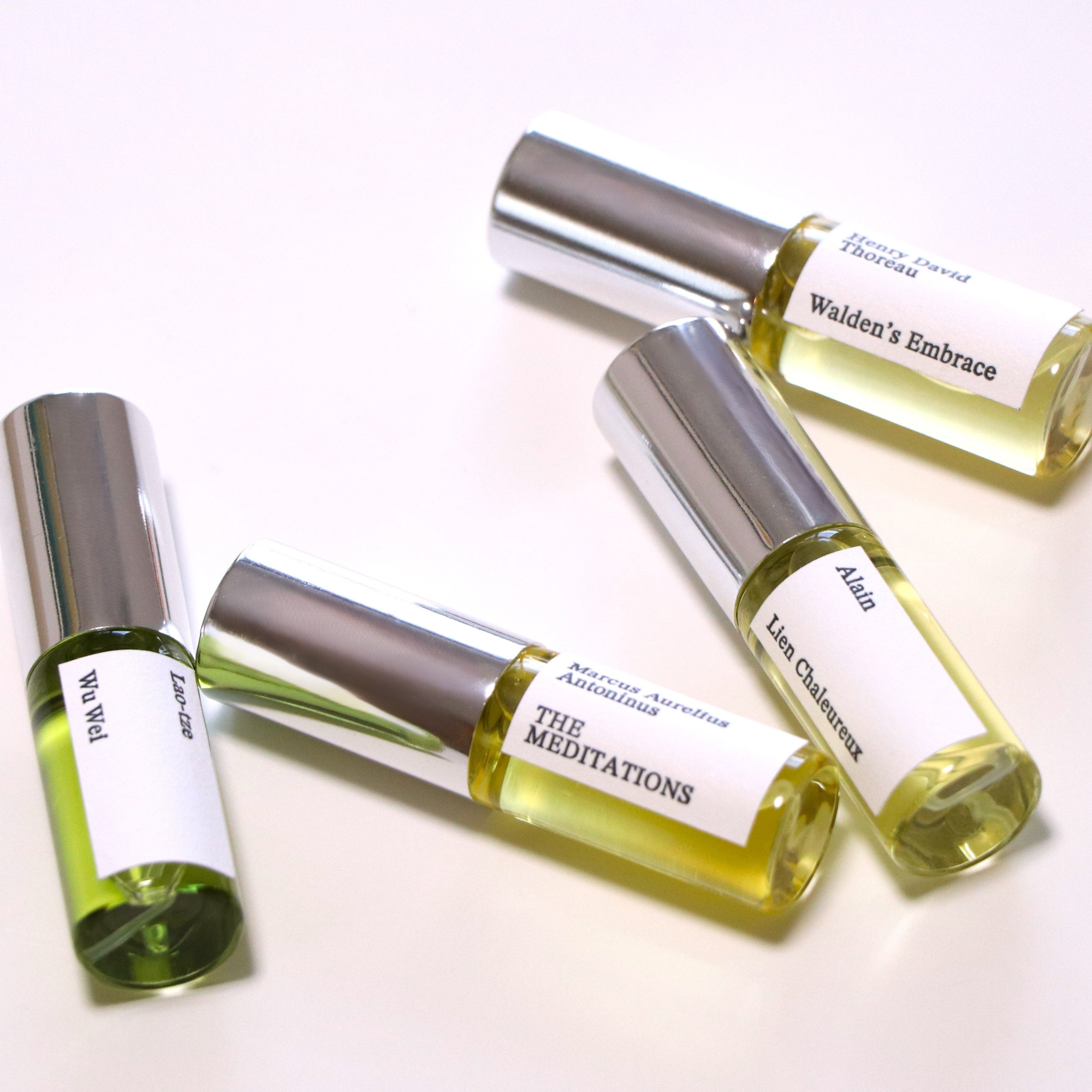 Aura of Greats 5ml×4(Wu Wei・THE MEDITATIONS・Lien Chaleureux・Walden’s Embrace)
