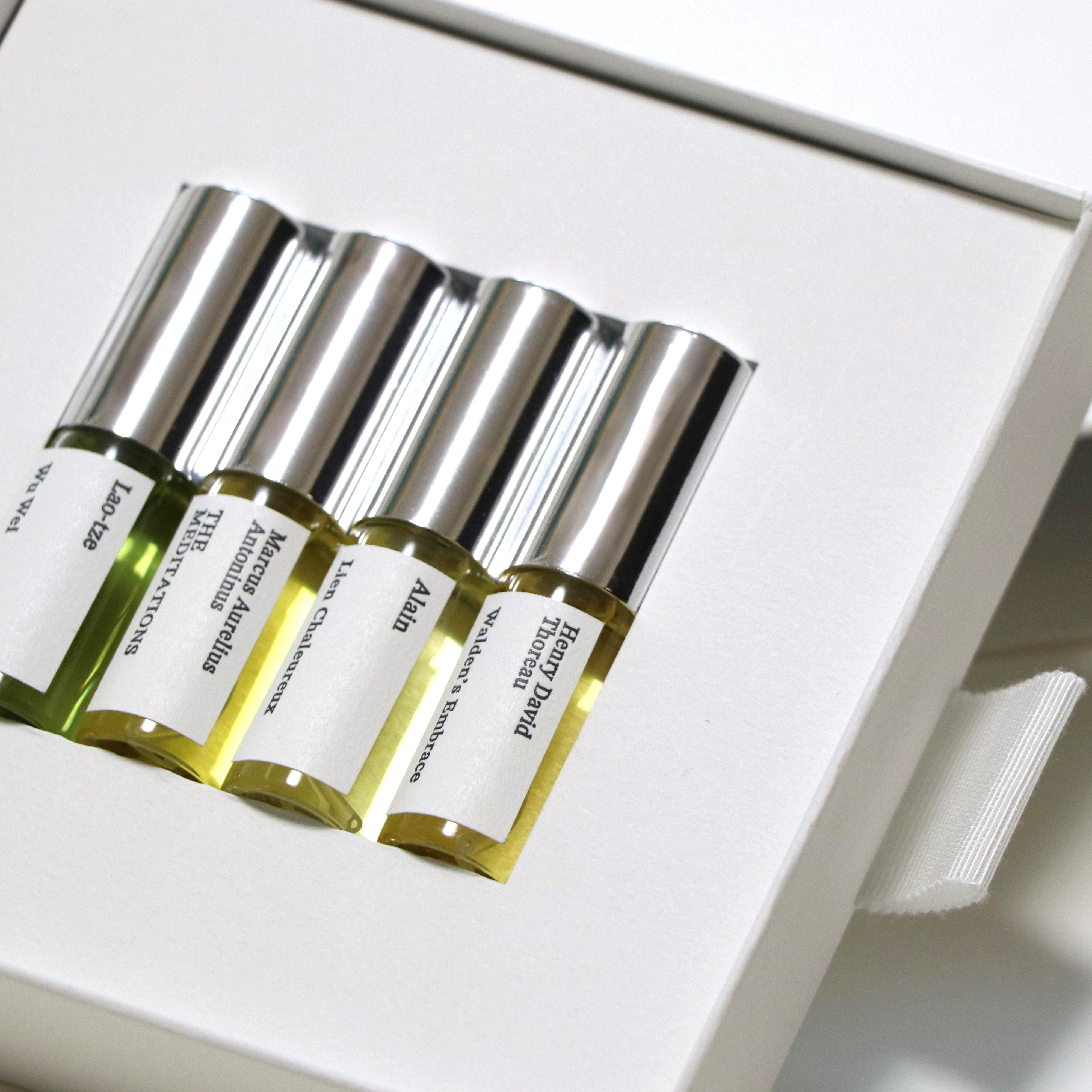 Aura of Greats 5ml×4(Wu Wei・THE MEDITATIONS・Lien Chaleureux・Walden’s Embrace)