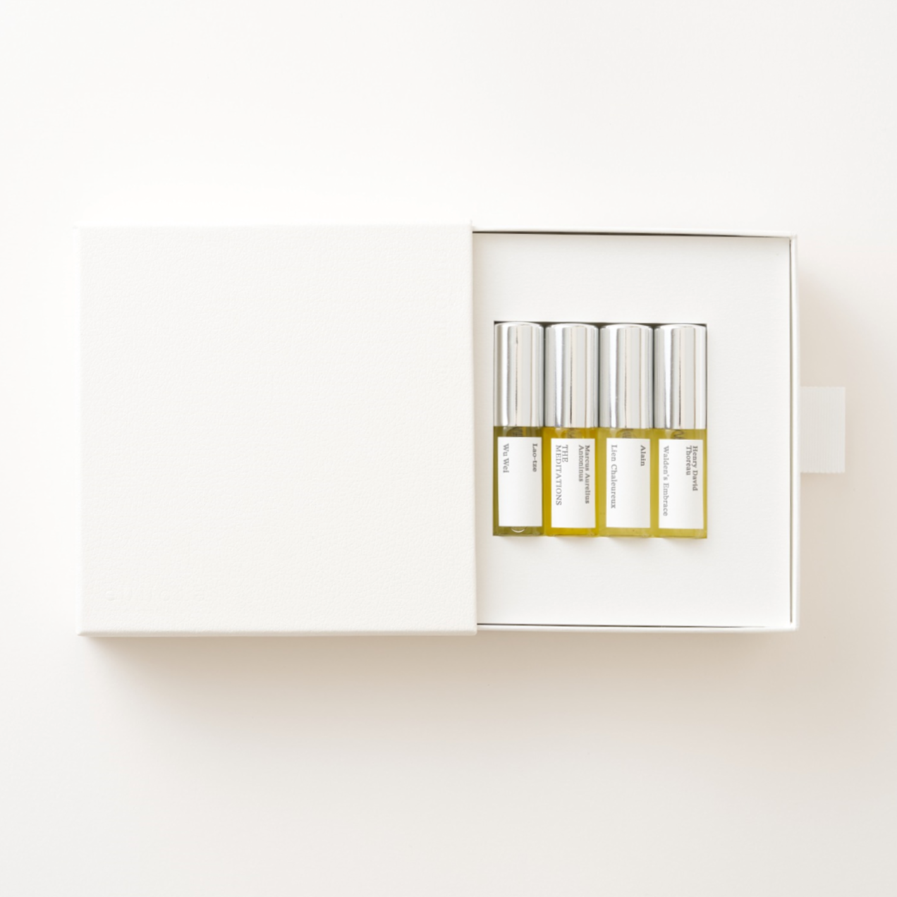 Aura of Greats 5ml×4(Wu Wei・THE MEDITATIONS・Lien Chaleureux・Walden’s Embrace)